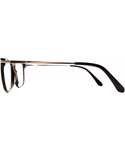 Square Eyeglasses 1724 Fashion Square - for Womens-Mens 100% UV PROTECTION - Darkbrown - CP192TC5R0I $22.98