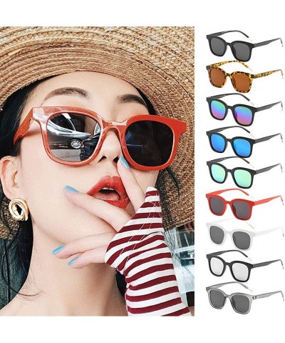 Oversized Womens Mirrored Sunglasses Polarized Fashion Eyewear Lightweight Oversized Glasses UV400 Protection for Outdoor - C...