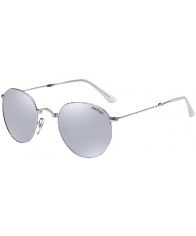 Round Polarized Sunglasses Folding Browline Chaofanjiancai - Gray - CU18WEKZZY0 $46.15