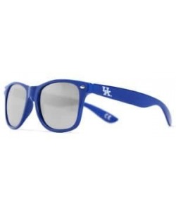 Sport NCAA Kentucky Wildcats KENT-1 Blue Frame - Silver Lens Sunglasses - One Size - Blue - CP119UYJORJ $14.99