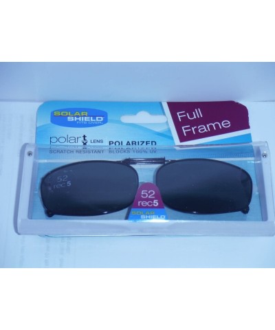 Shield Polarized Clip On Full Frame Sunglasses 52 Rec 5 - CL115PM223N $19.63