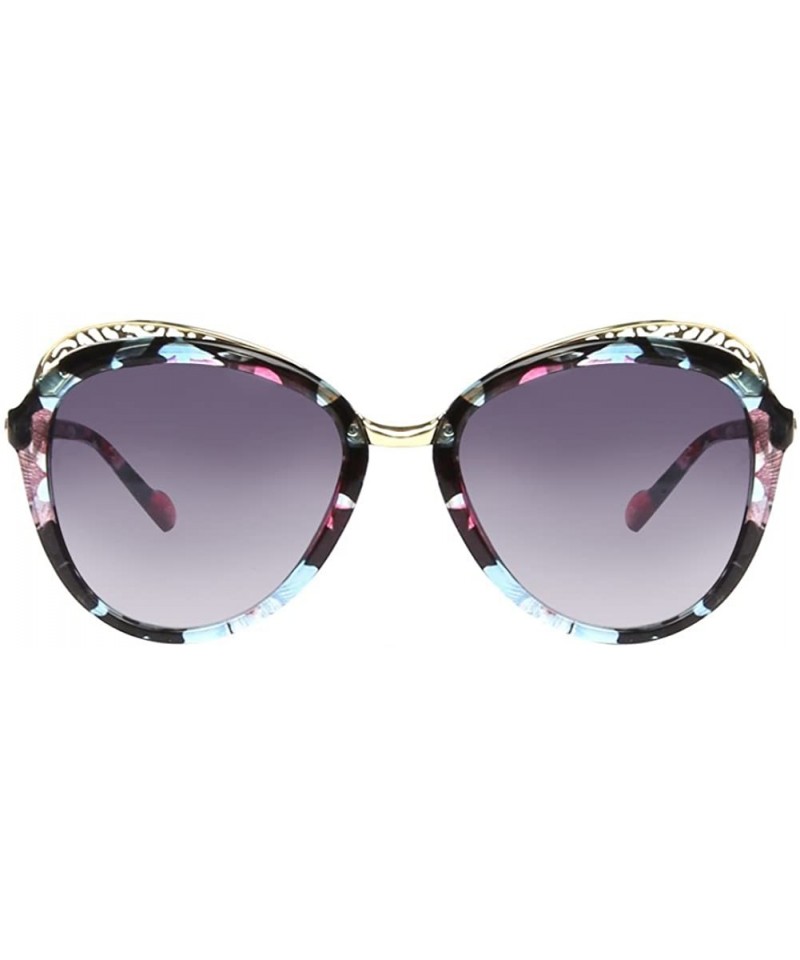 Wayfarer Vintage 80's Floral Pattern Print Retro Womens Fashion Wayfarer Sunglasses - CC120J2W0AR $21.27
