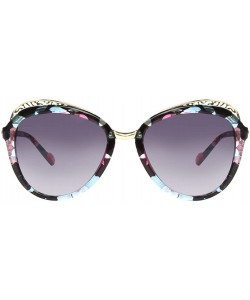 Wayfarer Vintage 80's Floral Pattern Print Retro Womens Fashion Wayfarer Sunglasses - CC120J2W0AR $21.27