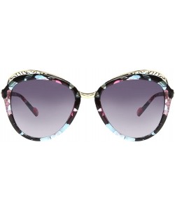 Wayfarer Vintage 80's Floral Pattern Print Retro Womens Fashion Wayfarer Sunglasses - CC120J2W0AR $21.27