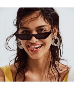 Aviator Vintage Sunglasses Women Cat Eye Luxury Brand Designer Sun Glasses Csilver - Bgray - CU18YLZTS9X $7.17