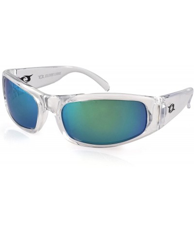 Wrap Manatee Polarized Sports Sunglasses for Men Women Fishing Running Hiking Running Cycling - Clear - C612N81YUCH $40.08