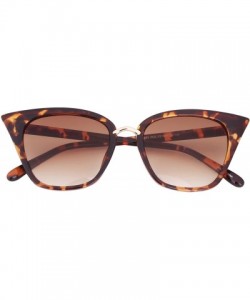 Oversized Womens Cat Eye Mod Fashion Sunglasses Eyeglasses - Leopard / Brown Lens - CV1838SMIQ7 $17.71