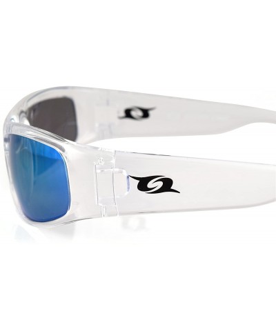 Wrap Manatee Polarized Sports Sunglasses for Men Women Fishing Running Hiking Running Cycling - Clear - C612N81YUCH $22.27