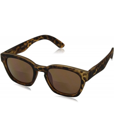 Square Oceans Away Square Bifocal Sunglasses - Tortoise - CL1806X6YR4 $21.35