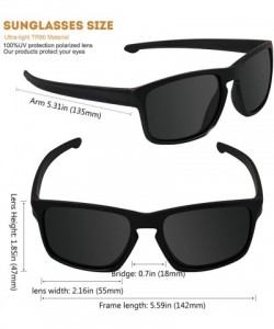Wayfarer Polarized Wayfarer Sunglasses Computer Readers Glasses of Anti Blue Light - Black/Grey - CY18E5MH3ES $14.34