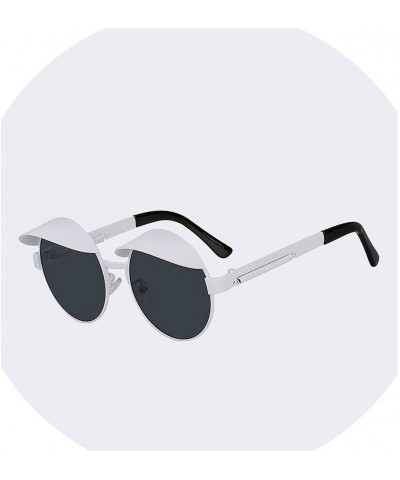 Sport Sunglasses Men Women Brand Designer Vintage Sunglass - White W Black - CA18S5MQ5TE $29.96