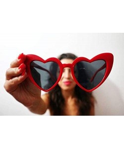 Aviator Shaped Cateye Sunglasses Supplies Leopard - Red + White - CH18Q77AMHW $15.13