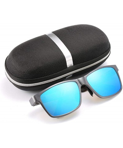 Square Sunglasses for Men Women Polarized Sun Glasses 100% UV400 Protection - D - C0197XKWULX $16.90