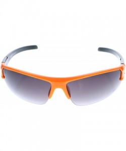 Sport Lightweight Athletic Sunglasses Microfiber Pouch Orange - CR18C0HXZWL $16.53