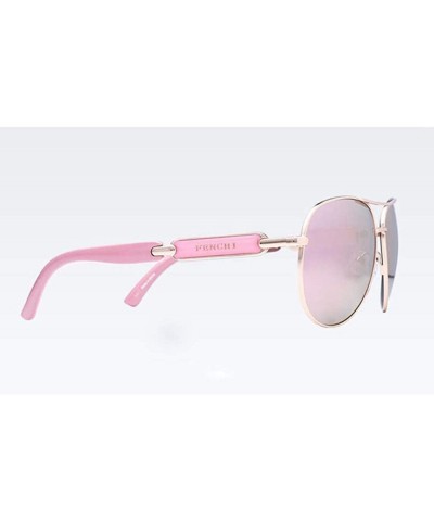 Aviator Fashion ladies sunglasses - vintage versatile sunglasses - A - C718RS7NY05 $54.36