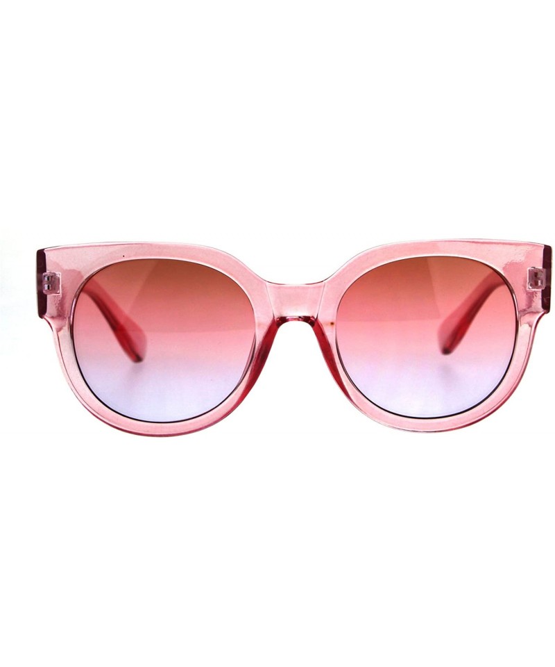 Square Womens Designer Fashion Sunglasses Square Translucent Color Frame UV 400 - Pink - C918DH60CUN $10.28