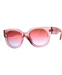 Square Womens Designer Fashion Sunglasses Square Translucent Color Frame UV 400 - Pink - C918DH60CUN $10.28