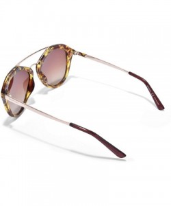 Oval Ladies Acetate Designer Fashion Sunglasses Polarized UV lens - CG18UYMDICQ $29.60