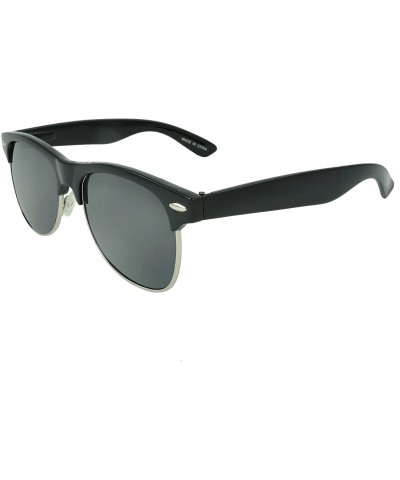 Oval Kitten Oval Fashion Retro Sunglasses Shades - Black - C411JRVUFF5 $19.98