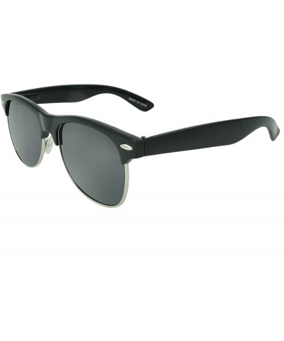 Oval Kitten Oval Fashion Retro Sunglasses Shades - Black - C411JRVUFF5 $8.13