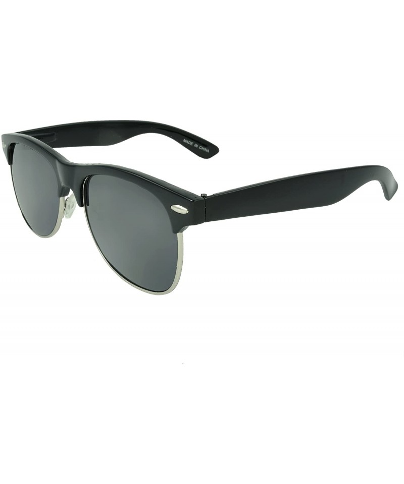 Oval Kitten Oval Fashion Retro Sunglasses Shades - Black - C411JRVUFF5 $8.13