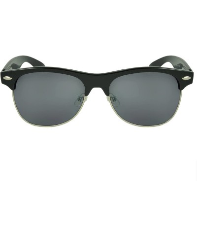 Oval Kitten Oval Fashion Retro Sunglasses Shades - Black - C411JRVUFF5 $8.13