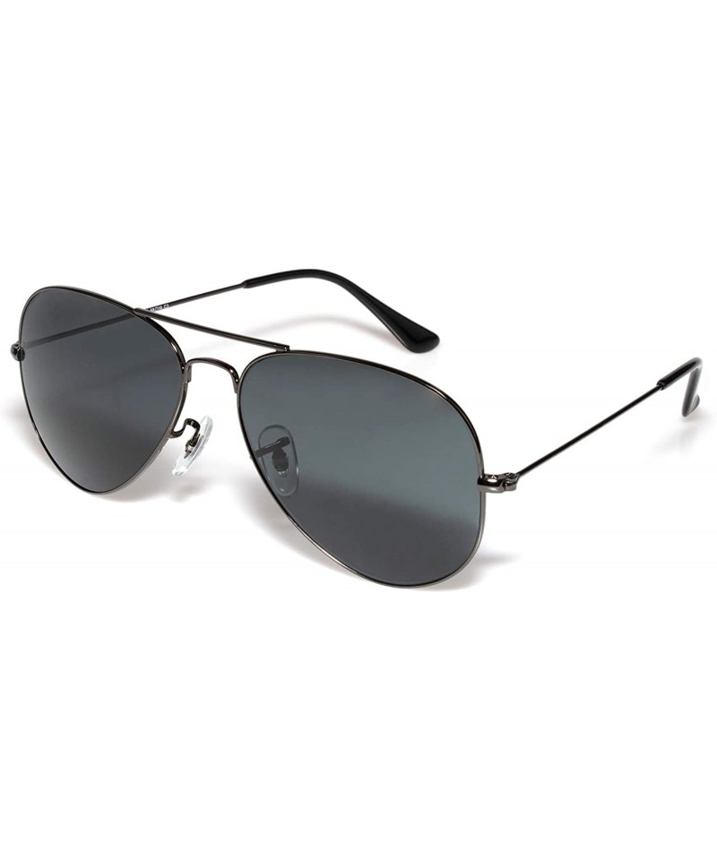 Aviator Classic Aviator Sunglasses for Men Women - Metal Frame UV400 Lens Protection Pilot Sunglasses - C718RRS3TMH $12.28