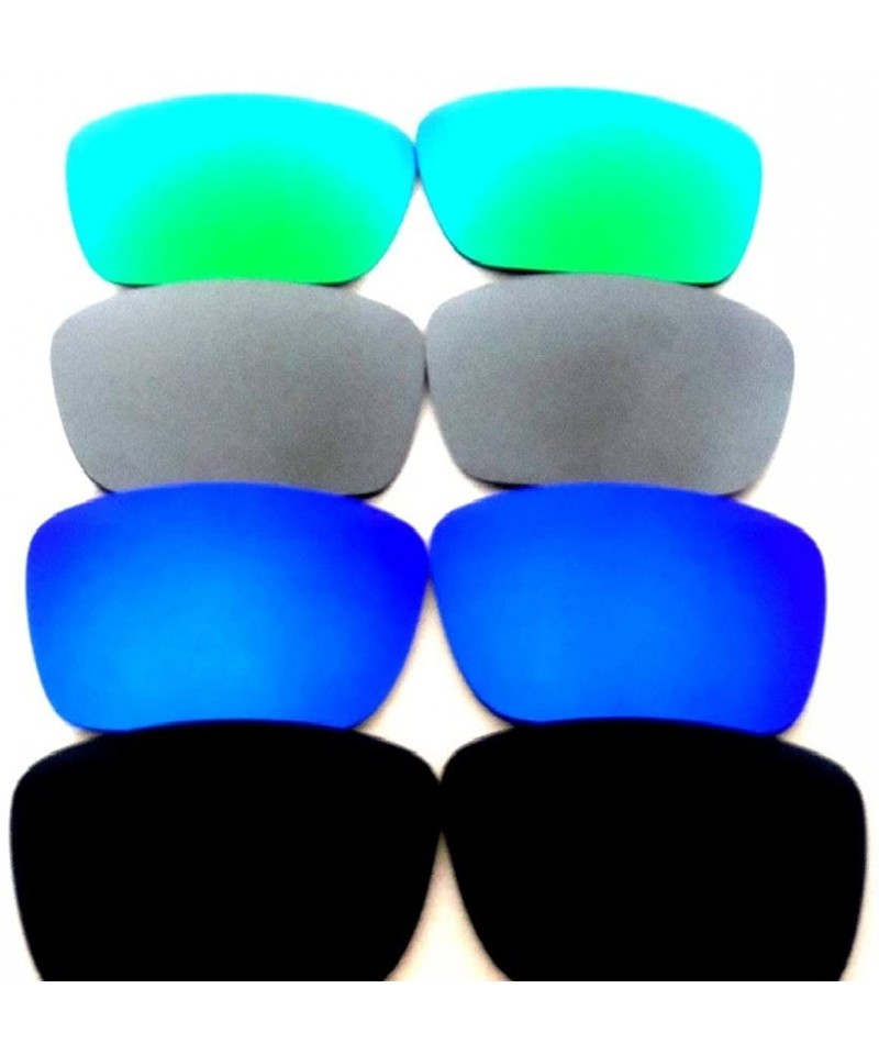 Oversized Replacement Lenses Fuel Cell Black&Blue&Titanium&Green Color Polarized 4 Pairs - CF120HEZ8BB $49.51
