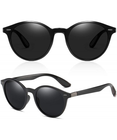 Semi-rimless Polarized Sunglasses for Men and Women - Semi-Rimless Men Sunglasses polarized uv protection WP2006 - Blackblack...