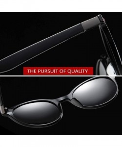 Semi-rimless Polarized Sunglasses for Men and Women - Semi-Rimless Men Sunglasses polarized uv protection WP2006 - Blackblack...