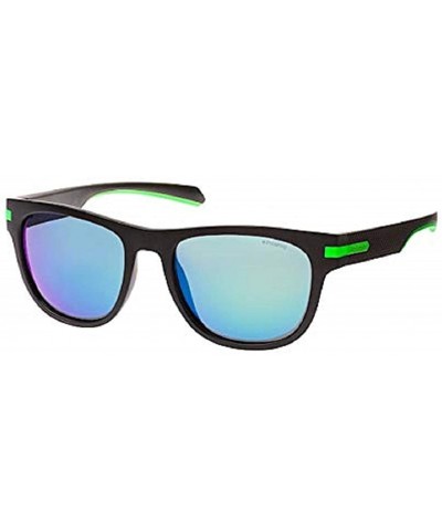 Square Men's PLD2065/S Polarized Square Sunglasses- Matte Black- 54 mm - CA180L9WS06 $43.05