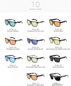 Square Square Shape Casual Polarized Sunglasses Driver Shades Vintage Style Sun Glasses - 5 - CF18XU9NGQA $13.39