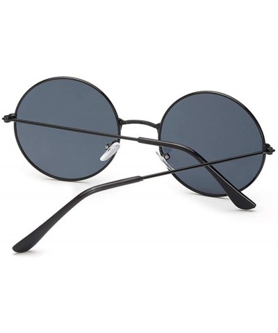 Round Retro Small Round Sunglasses Women Vintage Brand Shades Black Metal Sun Glasses Fashion Designer Lunette - CC197A35H39 ...