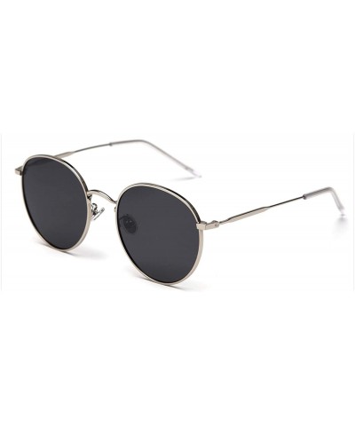 Goggle Polarized Sunglasses Women 2019 Man Metal Frame Round Sun Glasses Male Driving Red Black Accessories Summer - CW199CEG...