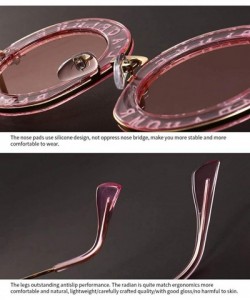 Oval Small Round Sunglasses-Outdoor Fashion Deco-Polarized Eyewear Unisex Goggle - C - CG190EH4C9C $39.36