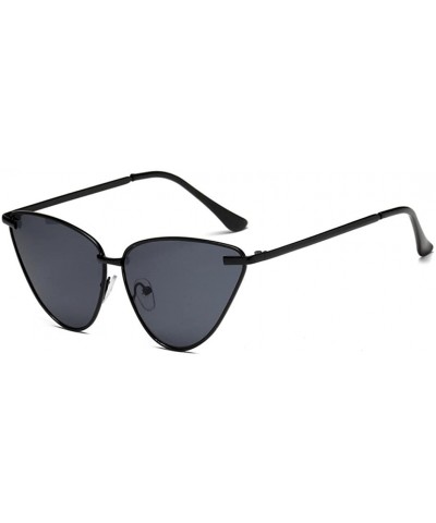 Goggle Women's Fashion Vintage Cateye Frame Acetate Frame UV Glasses Sunglasses Shades - A - CE18D2X66TW $10.63