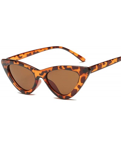 Aviator 2019 Fashion Sunglasses Woman Brand Designer Vintage Retro Triangular Cat C9 - C7 - CM18YZWO9YY $10.99