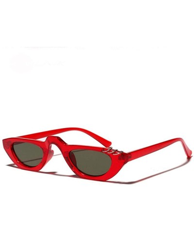 Aviator Fashion 90s Cat Eye Sunglasses Women 2019 Luxury Vintage Sunglass Men Pink - Leopard - CG18XDW92T0 $10.76