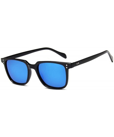 Square Sunglasses Retro Square Frame Color Coating UV400 Outdoor Sports Summer Sun 1 - 3 - C218YKTDD3R $10.38