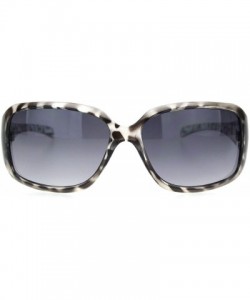 Rectangular Womens 90s Classic Rectangular Plastic Narrow Butterfly Sunglasses - Clear Tortoise Gradient Black - CJ18OER3K87 ...
