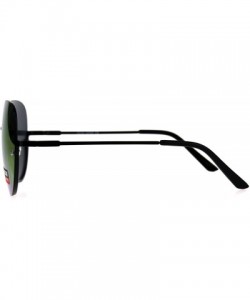 Rimless Womens Butterfly Oversize Exposed Lens Rimless Fashion Metal Sunglasses - Orange - C518D98T6MT $23.17