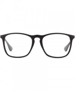 Oversized Newbee Fashion Classic Unisex Keyhole Fashion Clear Lens Eye Glasses & Sunglasses with Flash Lens - CY11XUHNZQX $10.19
