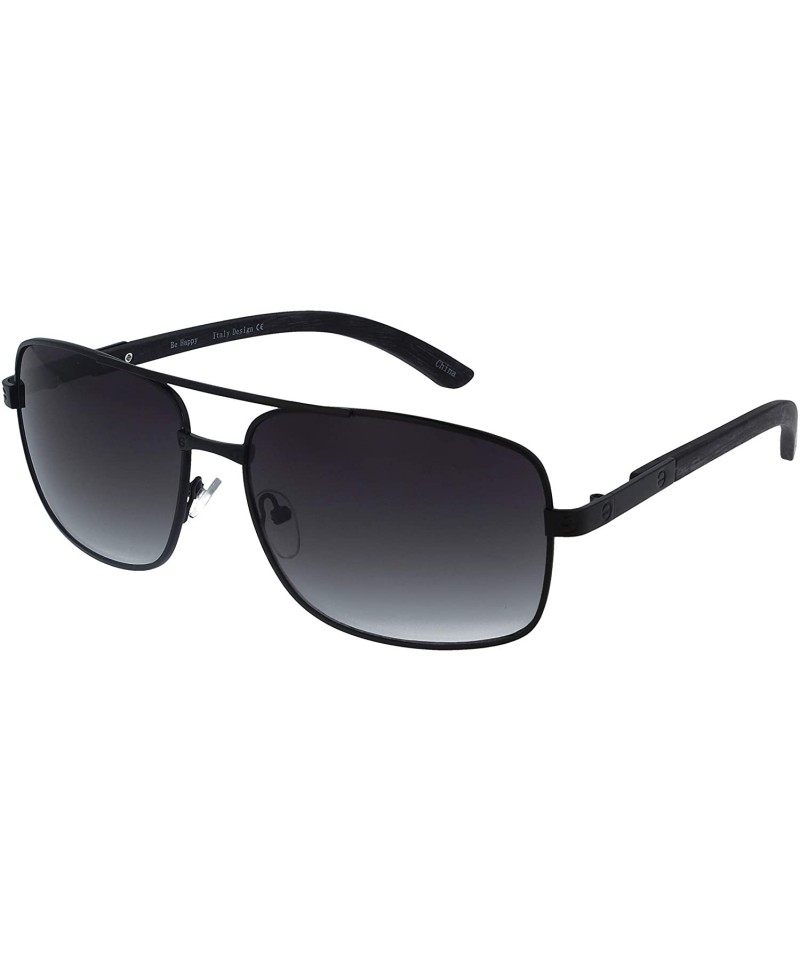 Rectangular 2633 Life-Style Fashion Sunglasses - UV Protection - Black - C818WCC3CR3 $28.64