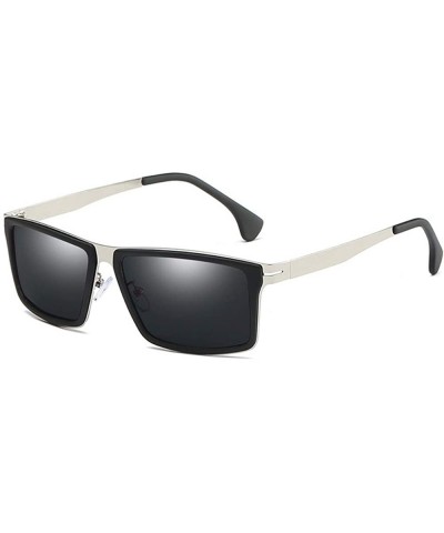 Aviator Polarized sunglasses Men's box Sunglasses driving glasses - A - CK18QQ28L0K $30.39