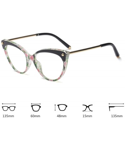 Cat Eye Unisex Retro Plastic Metal Round Full Frame Cat Eye Design Sunglasses - Black Pink - CM18SZKR00O $9.06