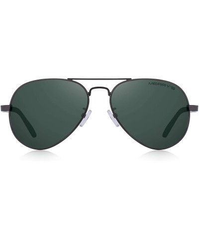 Wrap Men HD Polarized Sunglasses Aluminum Magnesium Driving Sun Glasses S8285 - G15 - C718NMLYQLE $8.73