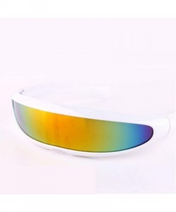 Sport 2019 One piece Driving Sunglasses Man Brand Designer Sun Glasses Classic Vintage Outdoor Homme UV400 - Pink Gray - CI18...