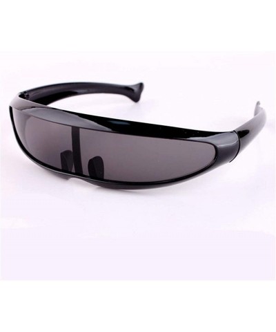 Sport 2019 One piece Driving Sunglasses Man Brand Designer Sun Glasses Classic Vintage Outdoor Homme UV400 - Pink Gray - CI18...
