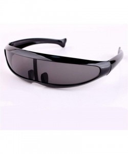 Sport 2019 One piece Driving Sunglasses Man Brand Designer Sun Glasses Classic Vintage Outdoor Homme UV400 - Pink Gray - CI18...