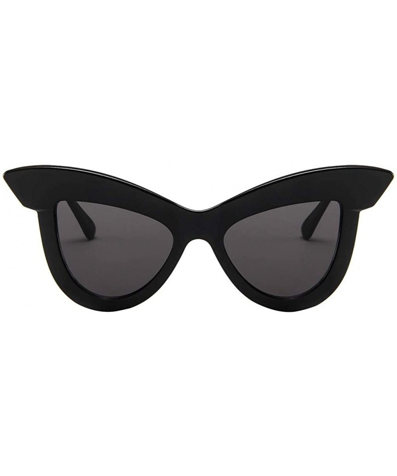 Cat Eye Sunglasses For Unisex - Women Cat Eye Glasses Retro Eyeglass Frame Eyewear - D - CA18RUIA4QG $10.04